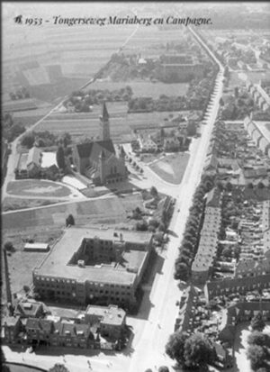 De Theresiakerk in het landschap