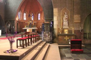 Priesterkoor voor de verbouwing in 2021